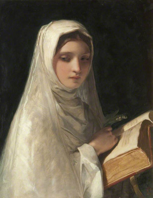 The Novice, vintage artwork by James Sant, R.A., A3 (16x12") Poster Print