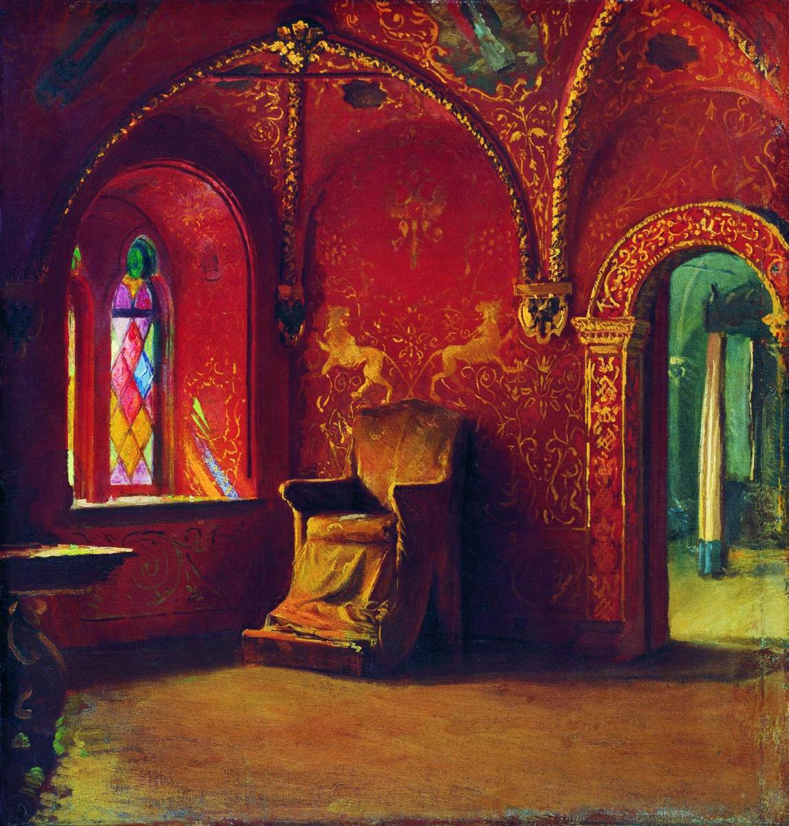The Red Chamber by Andrei Petrovich Riabushkin,A3(16x12")Poster