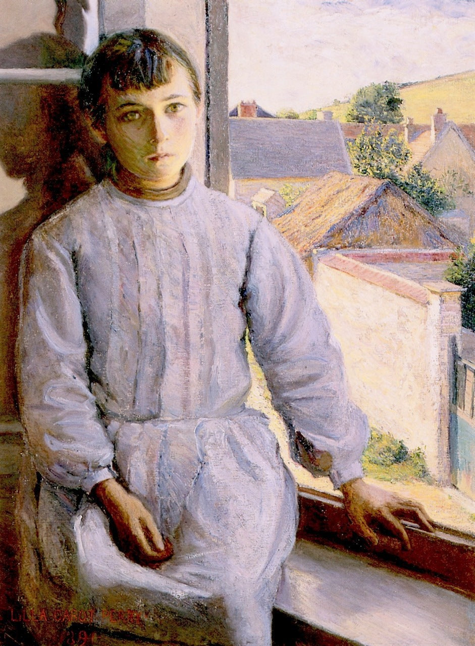 Angela, vintage artwork by Lilla Cabot Perry, 12x8" (A4) Poster