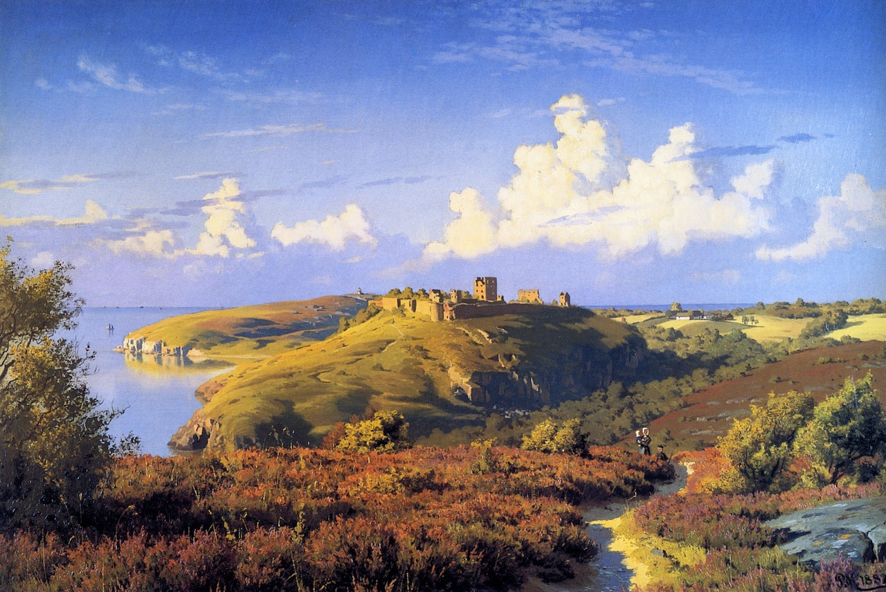 mer's Day Opposite Hammeren, Bornholm by Peder Mork Monsted,A3(16x12")Poster