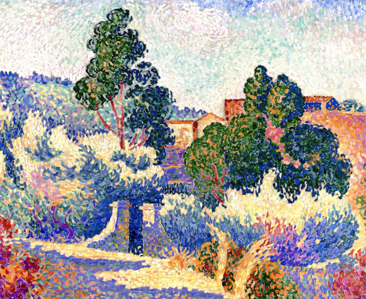 Landscape at Bormes by Henri-Edmond Cross,A3(16x12")Poster