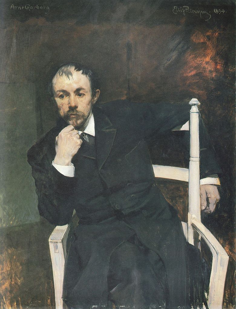 Portrait of Arne Garborg by Eilif Peterssen,A3(16x12")Poster
