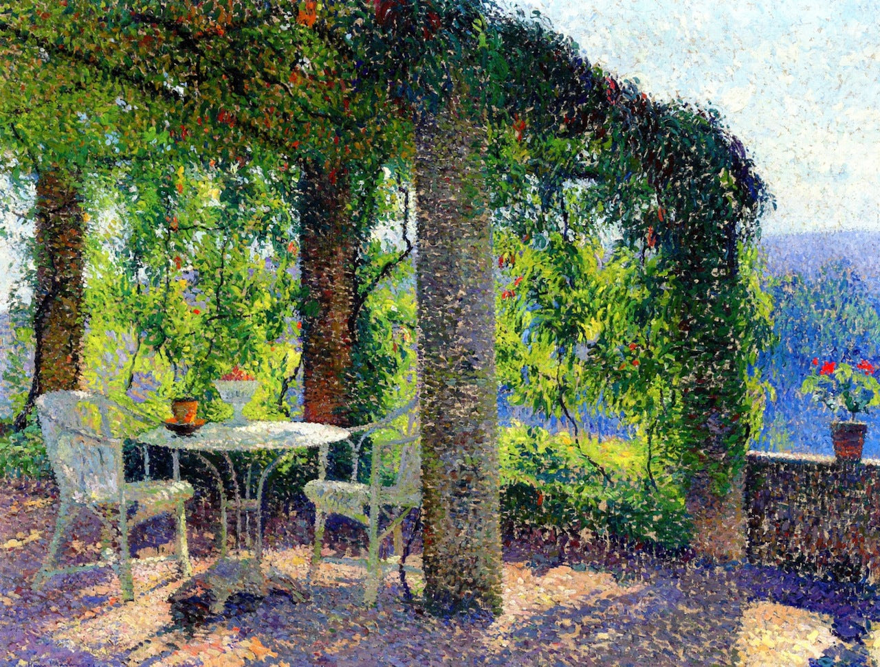 Branche de Citisedans Une Vase by Henri Martin,A3(16x12")Poster