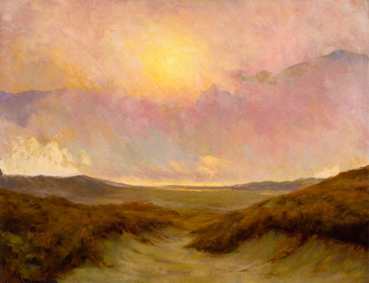 Desert Dust Storm by Jean Mannheim,A3(16x12")Poster