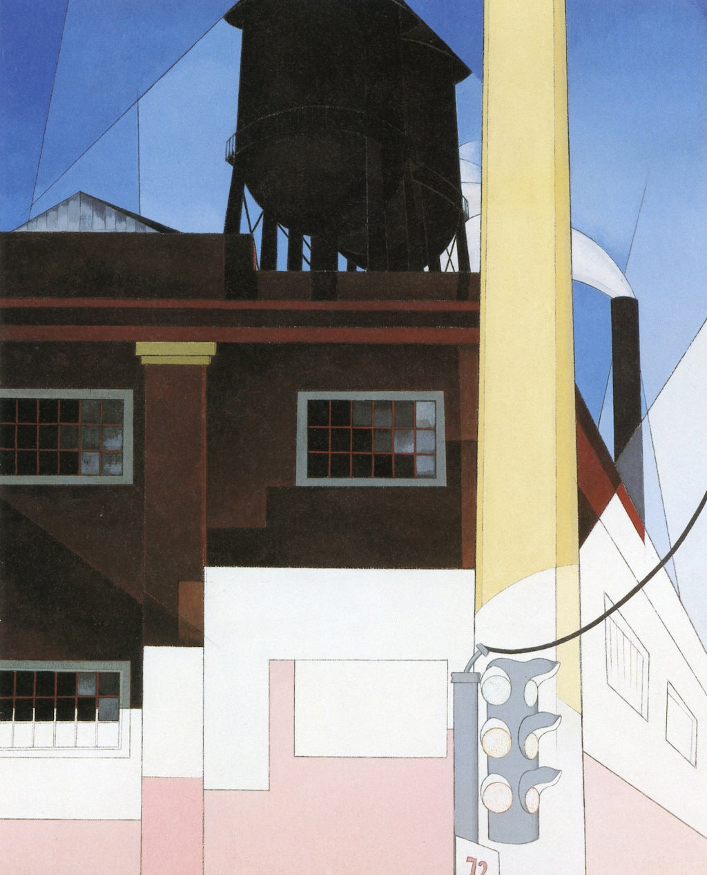 And the Home of the Brave, vintage artwork by Charles Demuth, 12x8" (A4) Poster