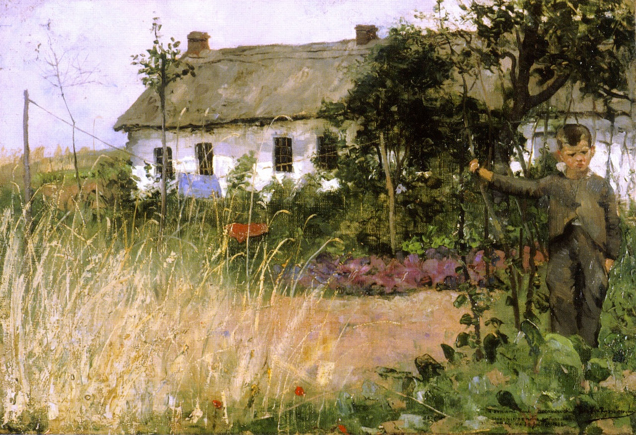 Among the Cabbages by Theo van Rysselberghe,A3(16x12")Poster