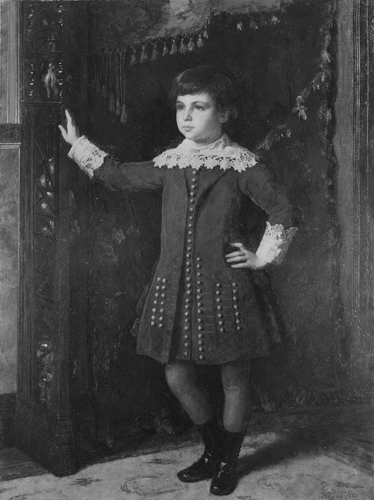 Lewis Einstein, vintage artwork by Eastman Johnson, 12x8" (A4) Poster