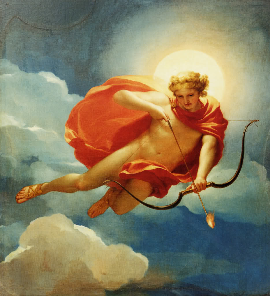 Helios as a Personification of Midday, vintage artwork by Anton Raphael Mengs, 12x8" (A4) Poster
