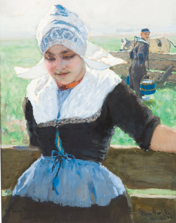 Steentje Tuip, vintage artwork by Hans von Bartels, 12x8" (A4) Poster