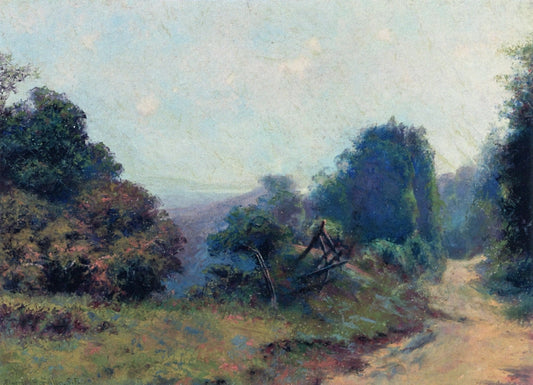 A Road in Marin, vintage artwork by Charles Dorman Robinson, 12x8" (A4) Poster