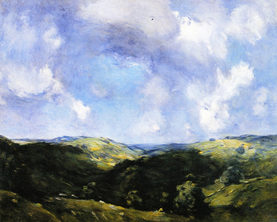 Clouds and Hills by Charles Harold Davis,A3(16x12")Poster