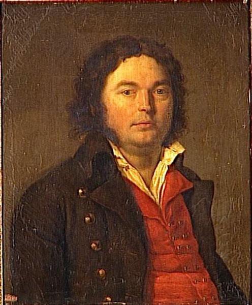 Pierre-François-Joseph Robert, vintage artwork by Jean-Louis Laneuville, 12x8" (A4) Poster
