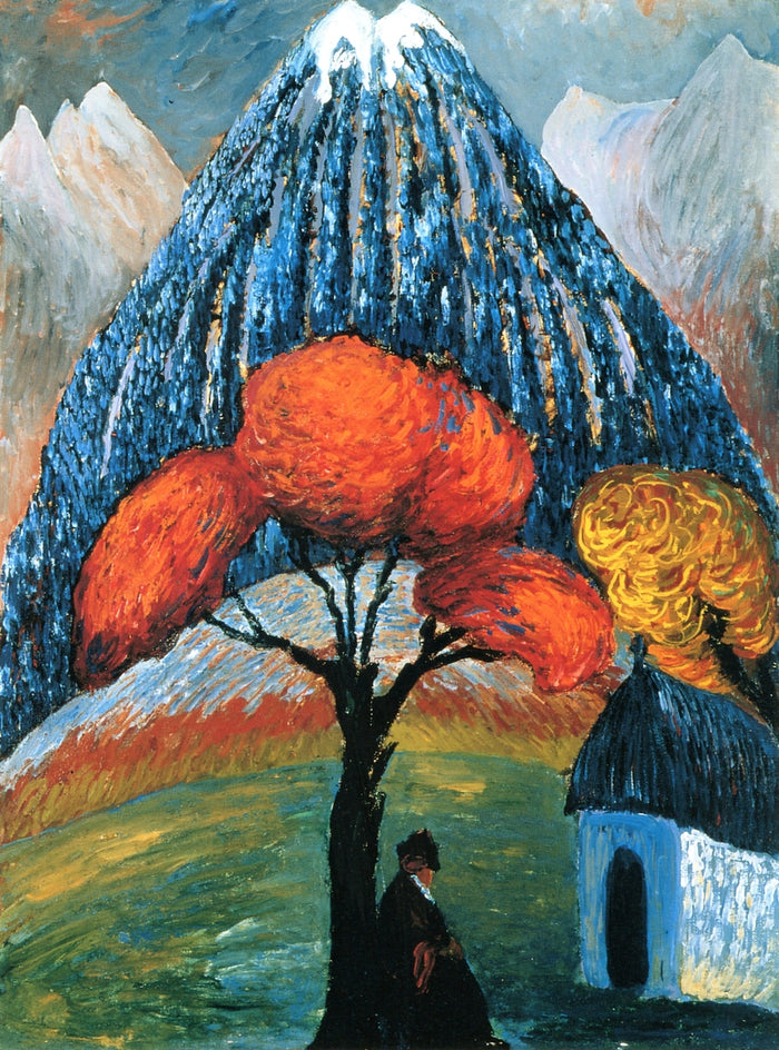 The Red Tree by Marianne von Werefkin,A3(16x12