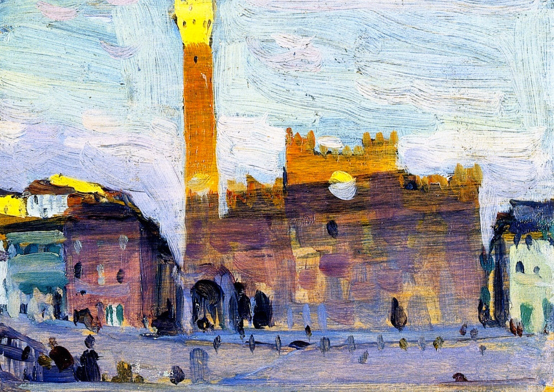 The Campo, Sienne by Clarence Gagnon,16x12(A3) Poster