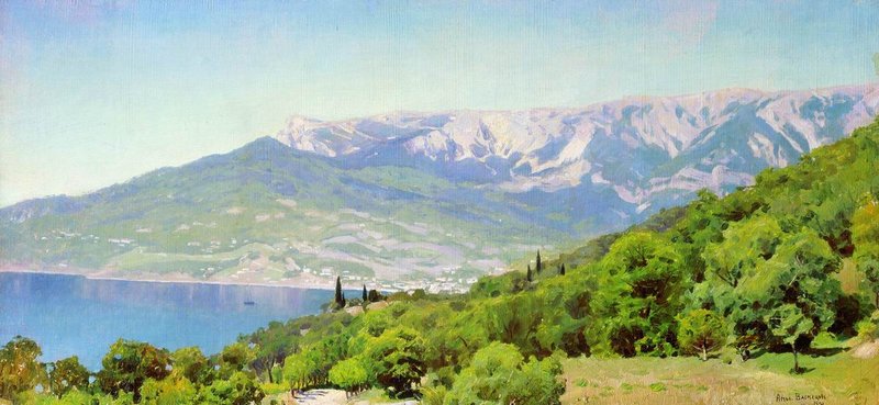 The Crimea, vintage artwork by Apollinari Vasnetsov, 12x8" (A4) Poster