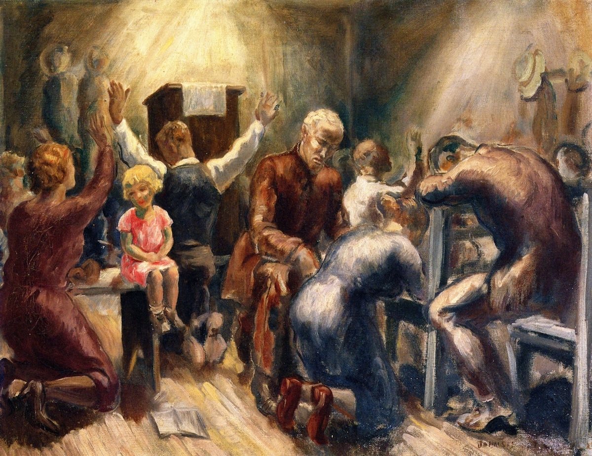 Prayer for Grace by John Steuart Curry,16x12(A3) Poster