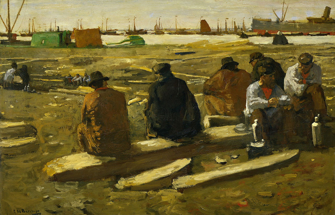the Van Diemenstraat in Amsterdam by George Hendrik Breitner,A3(16x12")Poster