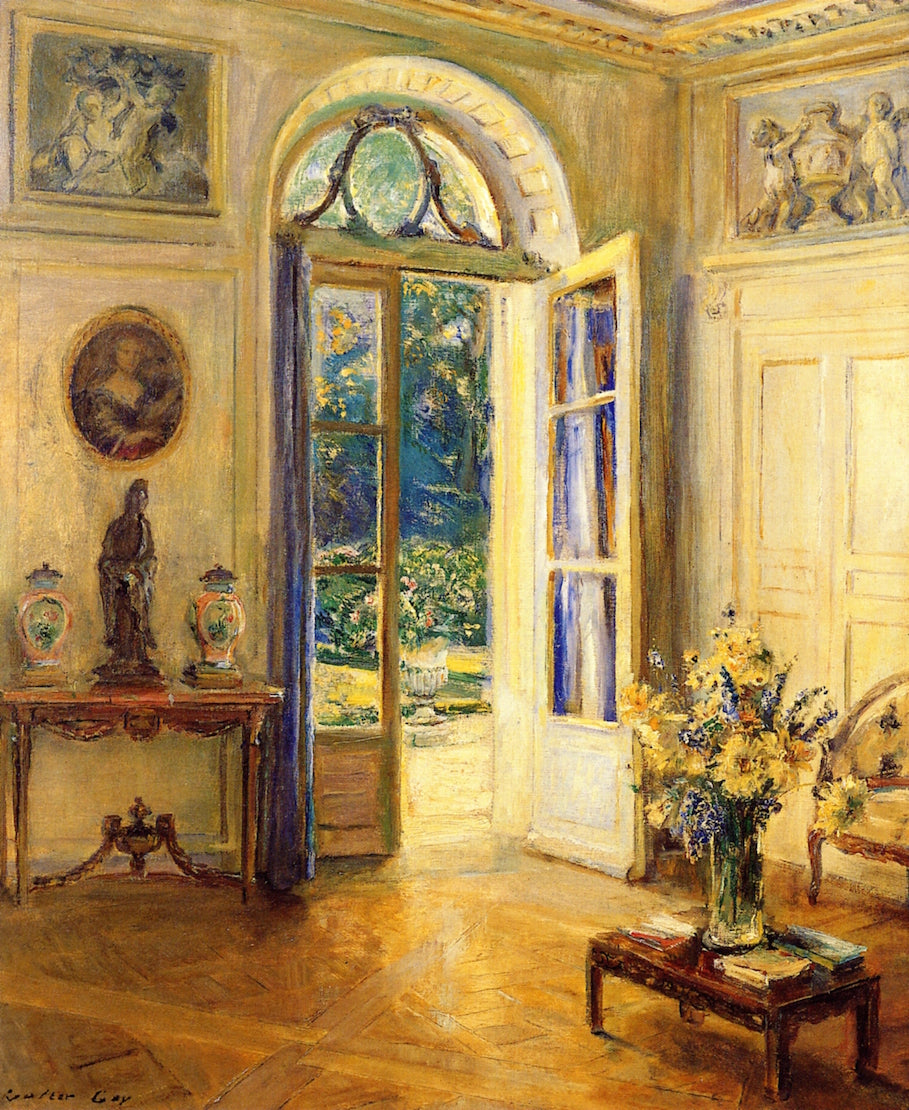 Salon, Pavillon Colombe by Walter Gay,A3(16x12")Poster