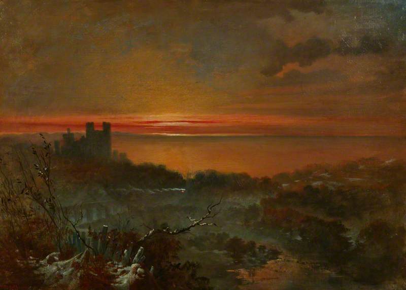 The River of Life: Death, vintage artwork by Andrew McCallum, A3 (16x12") Poster Print