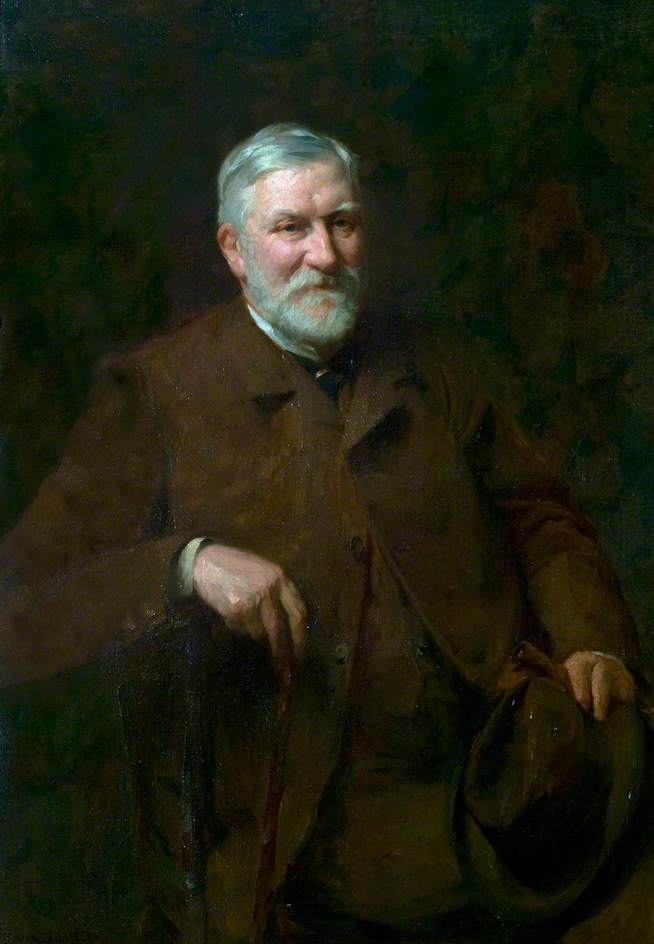 Alexander S. Leslie Melville of Lincoln, vintage artwork by Frank Bramley, R.A., 12x8" (A4) Poster