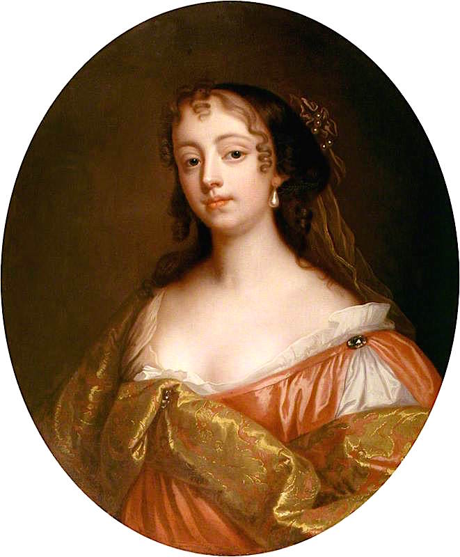 Elizabeth Hamilton, Countess de Gramont, vintage artwork by John Giles Eccardt, 12x8" (A4) Poster