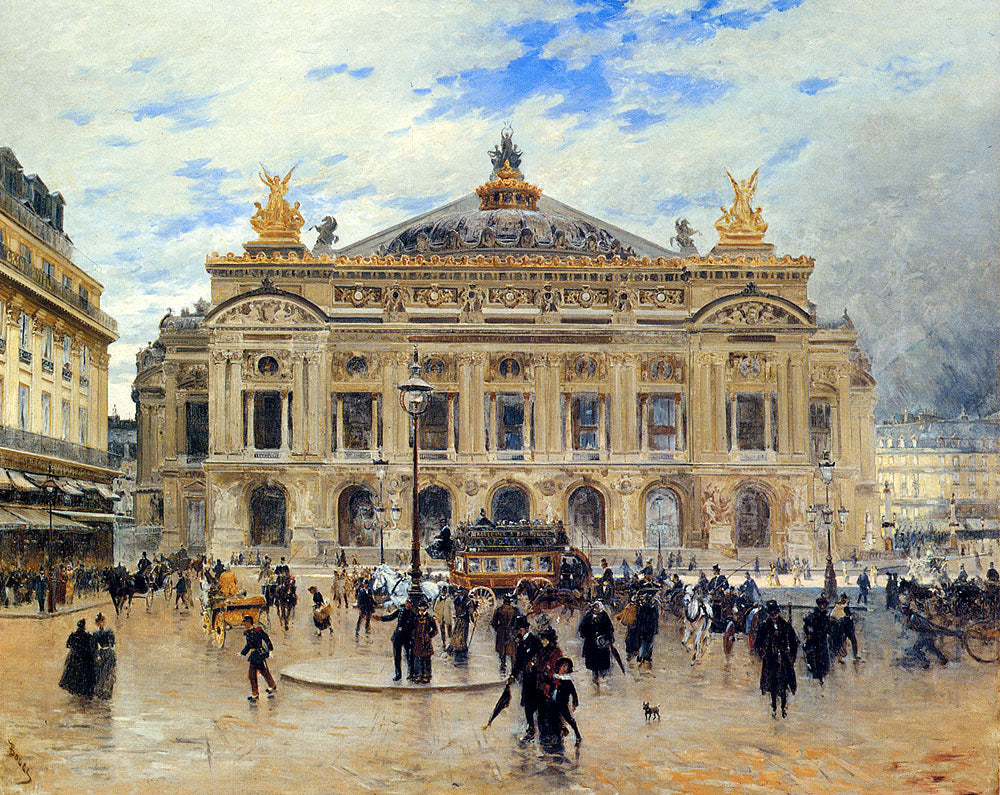 Grand Opera House, Paris by Frank Myers Boggs,A3(16x12")Poster