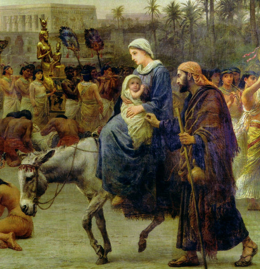 Anno Domini (Detail), vintage artwork by Edwin Long, RA, 12x8" (A4) Poster