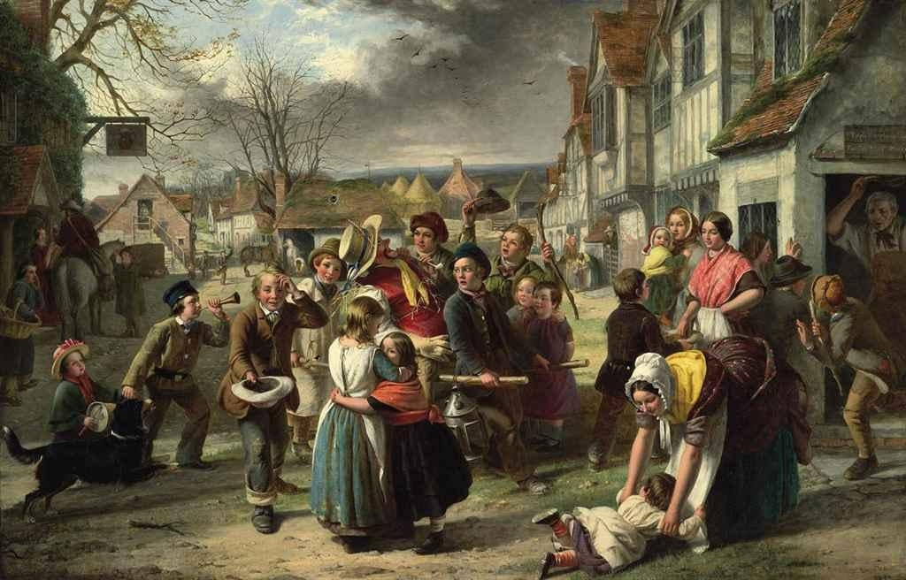 Guy Fawkes Day, vintage artwork by Thomas Brooks, A3 (16x12") Poster Print