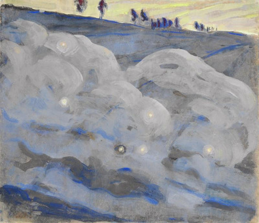 Sparks I by Mikalojus Ciurlionis,16x12(A3) Poster