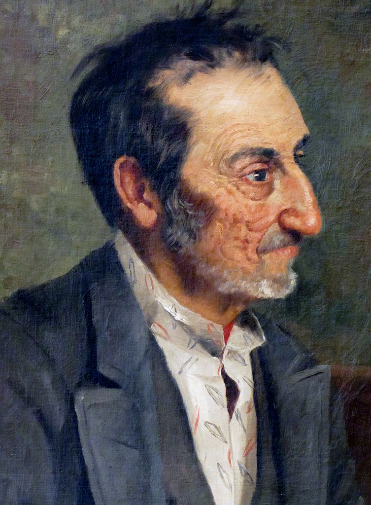 El borrachito, vintage artwork by Alfredo Valenzuela Puelma, 12x8" (A4) Poster