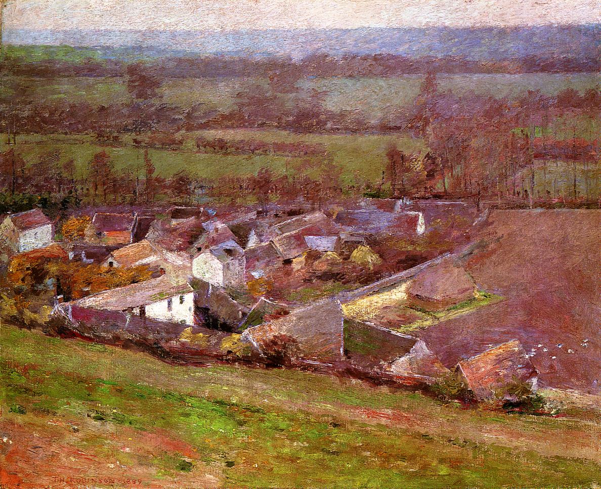 Bird's Eye View: Giverny by Theodore Robinson,A3(16x12")Poster