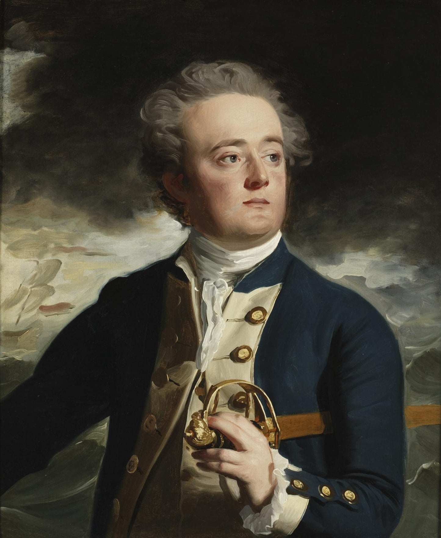 Captain John Loring, vintage artwork by John Singleton Copley, 12x8" (A4) Poster