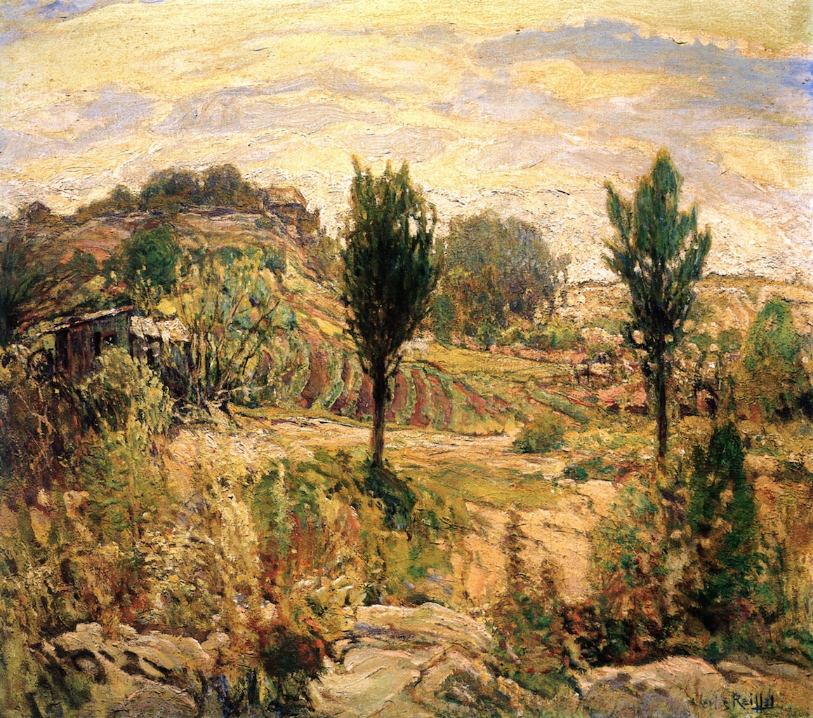 My Neighbor's Garden by Charles Reiffel,A3(16x12")Poster