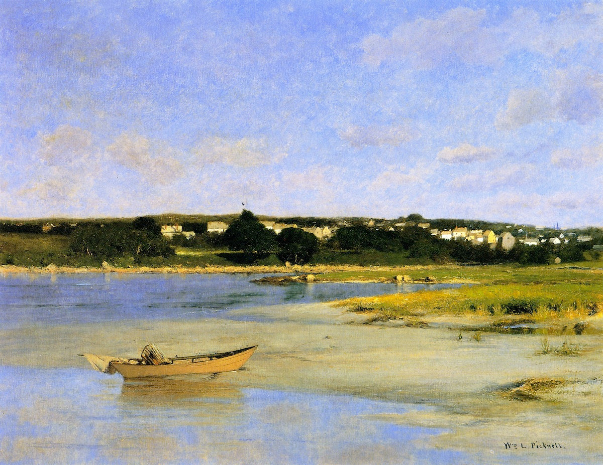Annisquam River, vintage artwork by William Lamb Picknell, 12x8" (A4) Poster