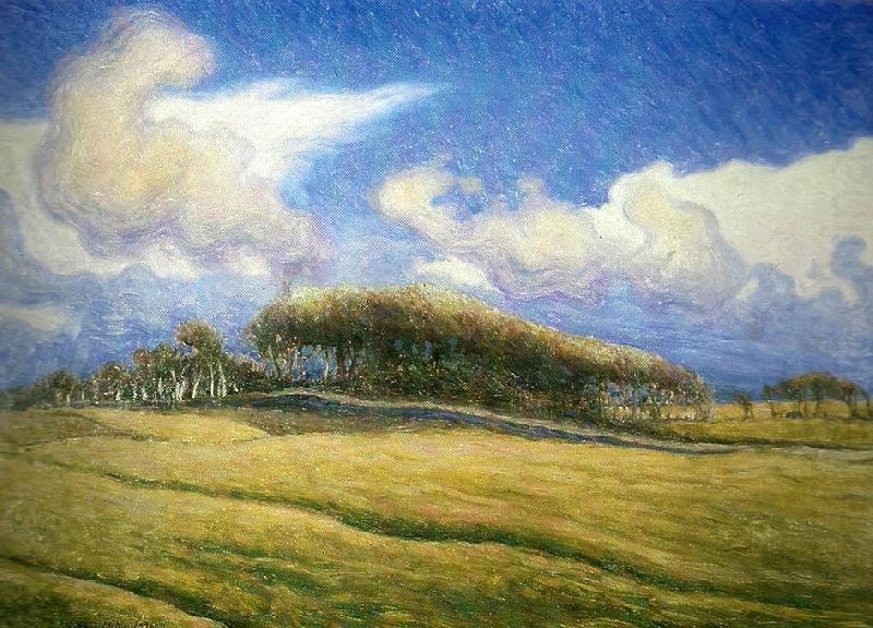 Near Hagelby n, vintage artwork by Nils Kreuger, 12x8" (A4) Poster