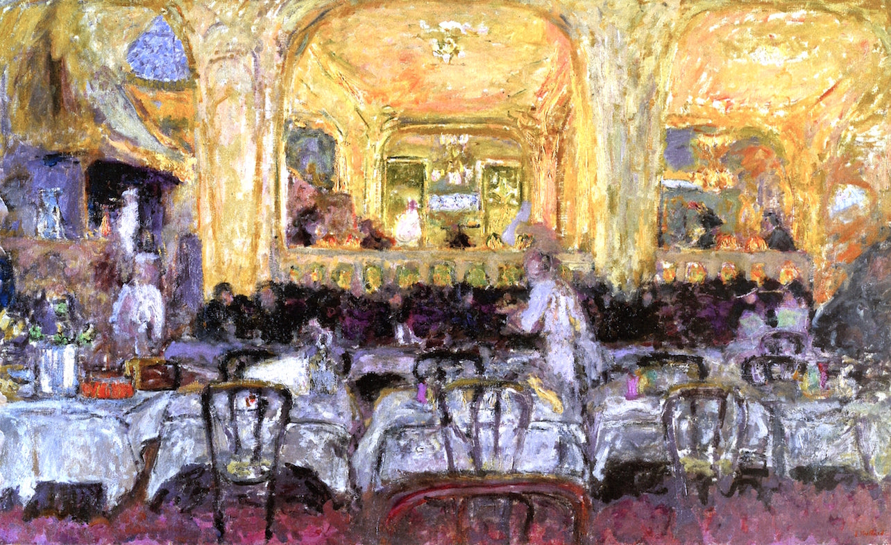 Cafe Wepler by edouard Vuillard,A3(16x12")Poster
