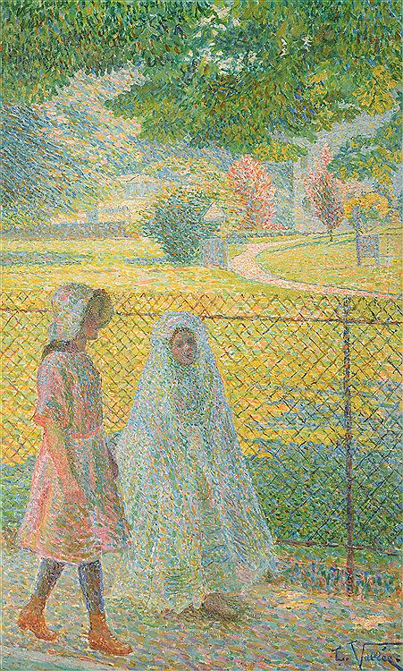 A walk to Confirmation in a park by Ludovic Vallee,A3(16x12")Poster