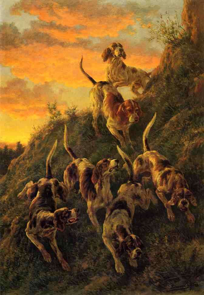 The Trail of the Cougar by Edmond H. Osthaus,A3(16x12")Poster