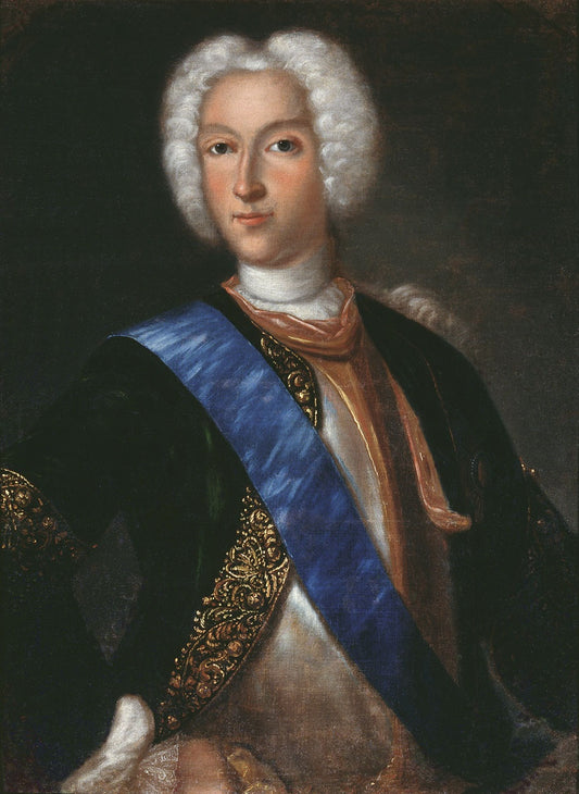Peter II of Russia, vintage artwork by Johann Heinrich Wedekind, 12x8" (A4) Poster