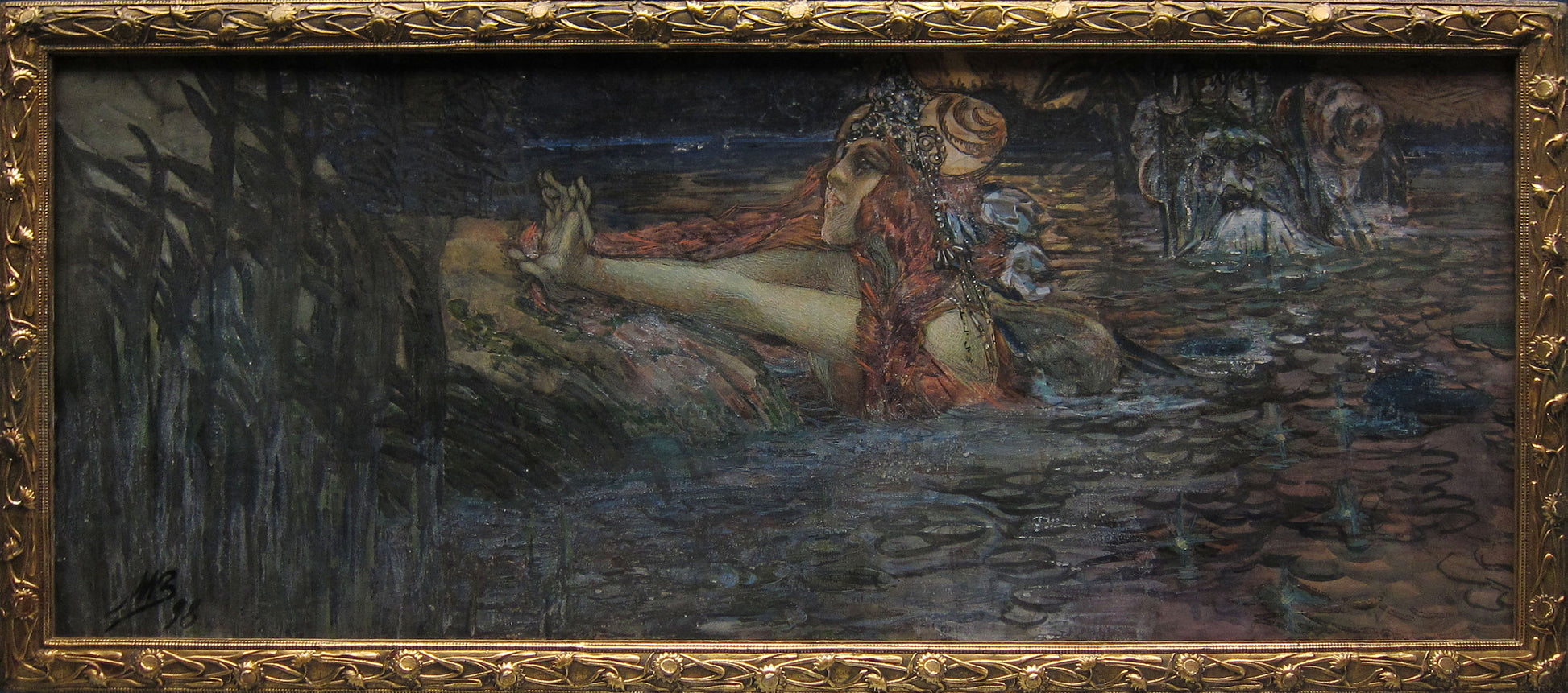 Farewell to Princess Volchova by Mikhail Vrubel,A3(16x12")Poster
