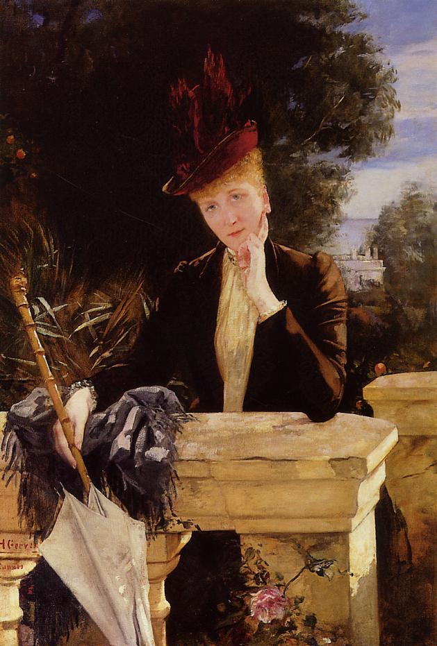 Marie Clotilde de Faret, Comtesse de Fournes by Henri Gervex,A3(16x12")Poster