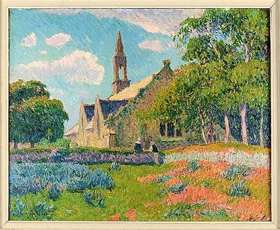 The Chapel de Tremalo near Pont- Aven by Henry Moret,A3(16x12")Poster
