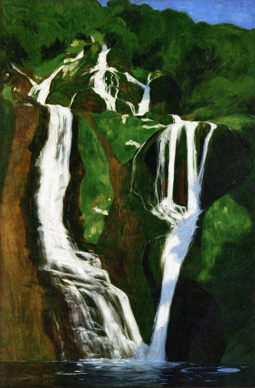 Brook of Milk, vintage artwork by Hans Emmenegger, 12x8" (A4) Poster