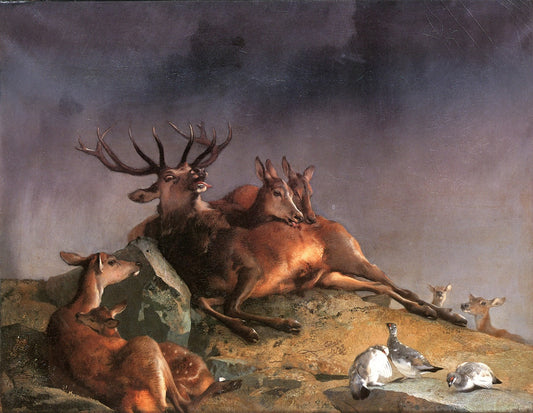 The Highland Nurses, vintage artwork by Sir Edwin Landseer, A3 (16x12") Poster Print
