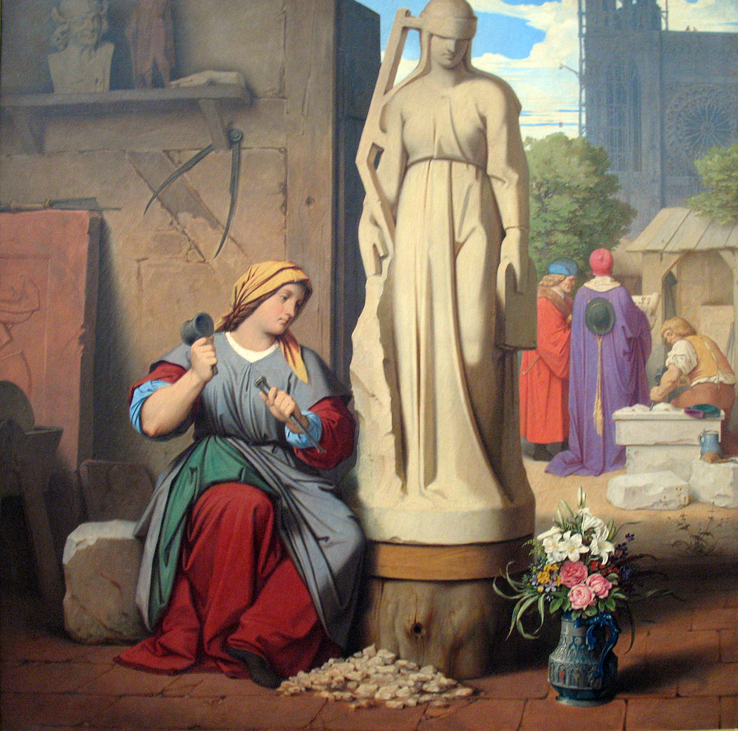 Sabina of Steinbach, vintage artwork by Moritz von Schwind, A3 (16x12") Poster Print