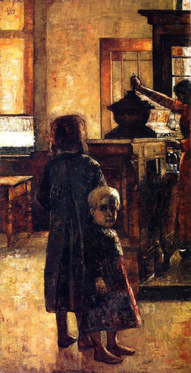 Estaminet - Flamische Schenke by Lesser Ury,A3(16x12")Poster