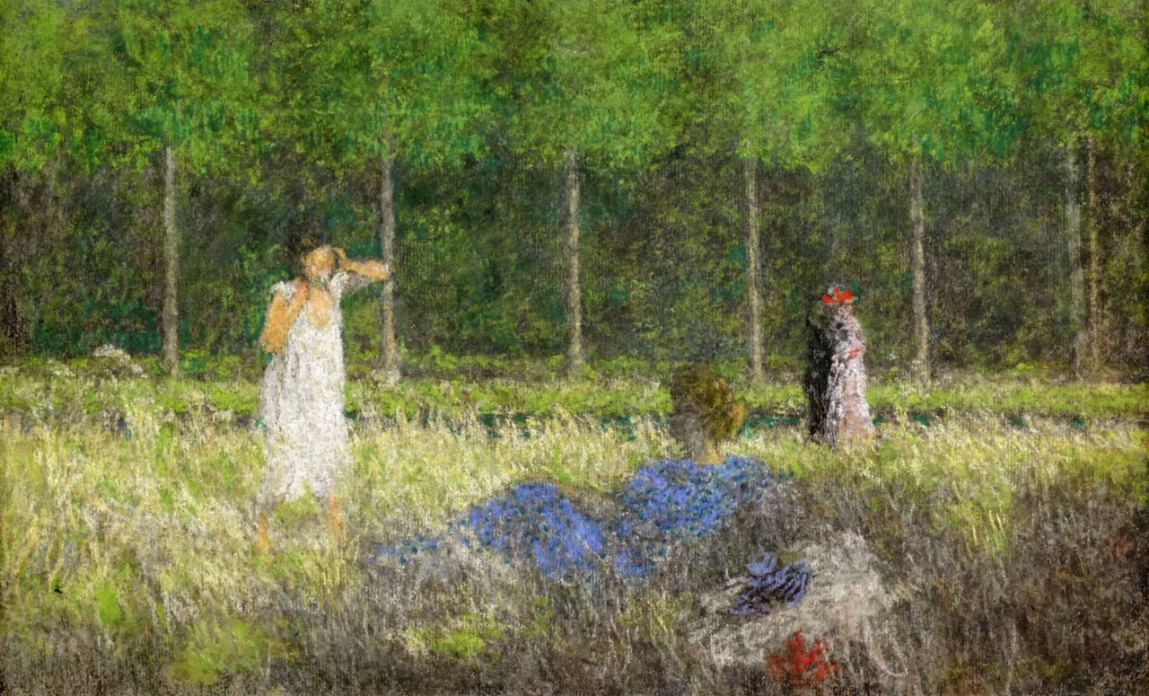 Figures in the Countryside by Ker Xavier Roussel,A3(16x12")Poster