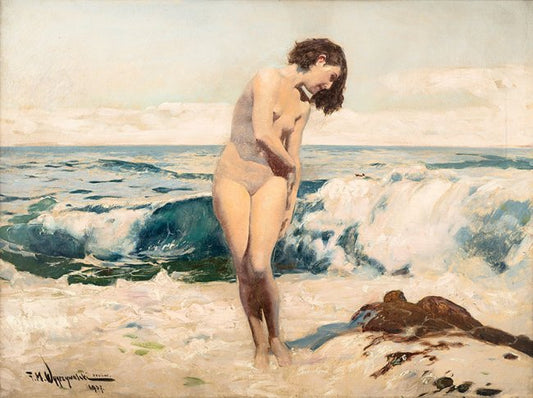 Among the Waves by Feliks Michal Wygrzywalski,16x12(A3) Poster