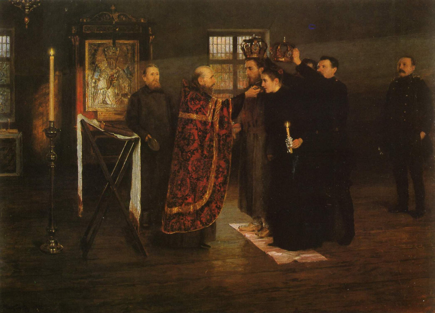 The Wedding in Prison by Nikolai Matveyev,A3(16x12")Poster