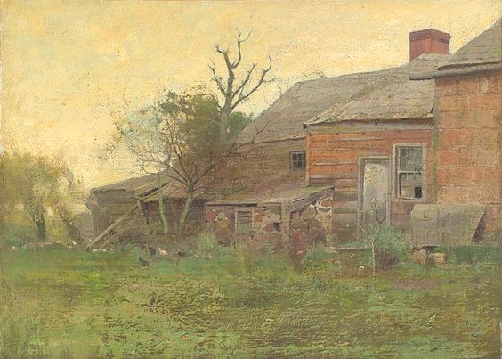 Gray Sundown, vintage artwork by J. Francis Murphy, 12x8" (A4) Poster